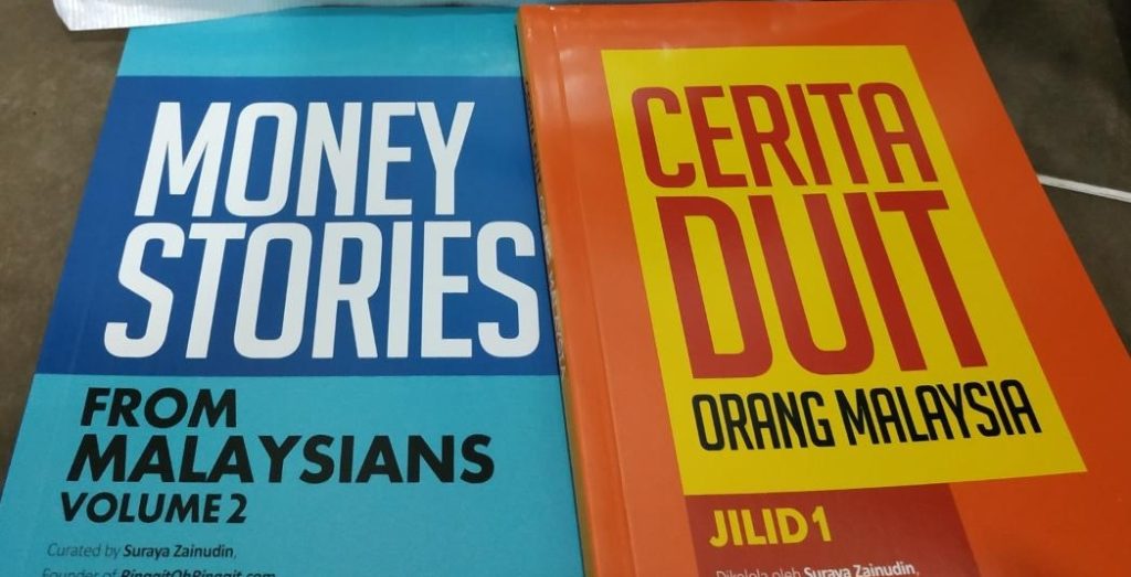 I bought both volumes of Money Stories from Malaysians series during the pre-order.