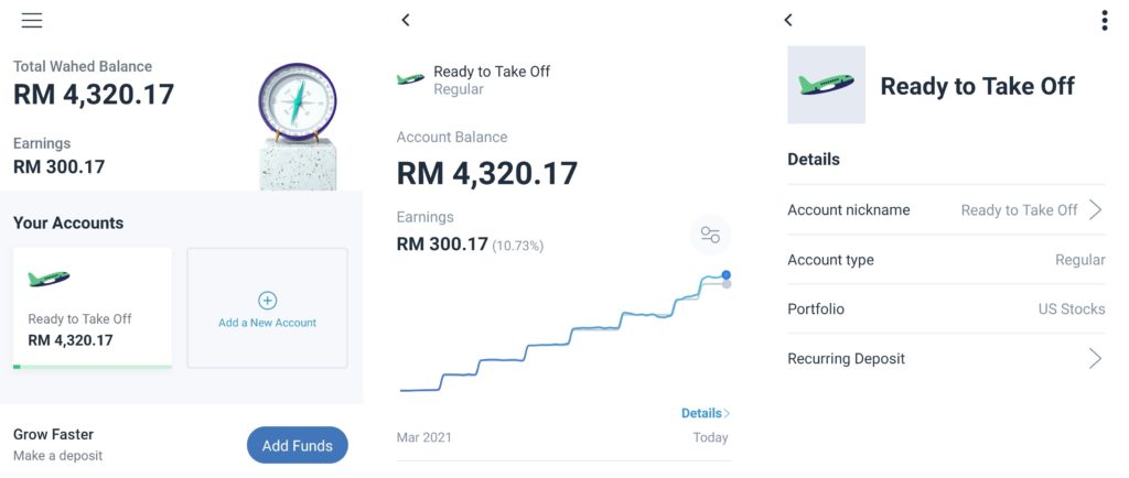 Marcus Keong's Wahed Invest Portfolio